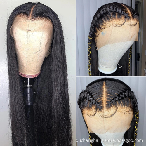 Mink Full Lace Wig peruvian wig With Baby Hair, Perruque Full Lace Human Hair wig